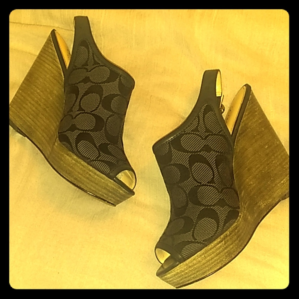 Coach Signature Wedges